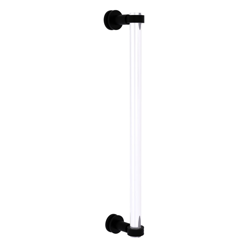 Clearview Collection Single Side Shower Door Pull with Smooth Accents