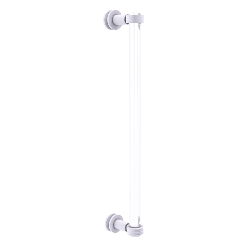 Clearview Collection Single Side Shower Door Pull with Smooth Accents