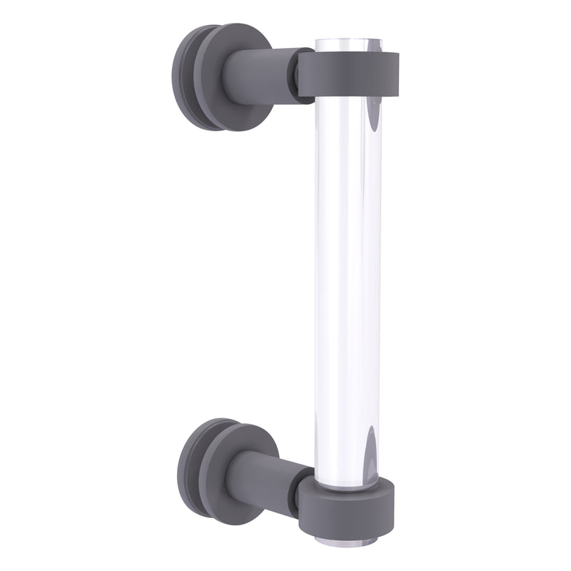 Clearview Collection Single Side Shower Door Pull with Smooth Accents