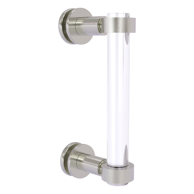 Clearview Collection Single Side Shower Door Pull with Smooth Accents