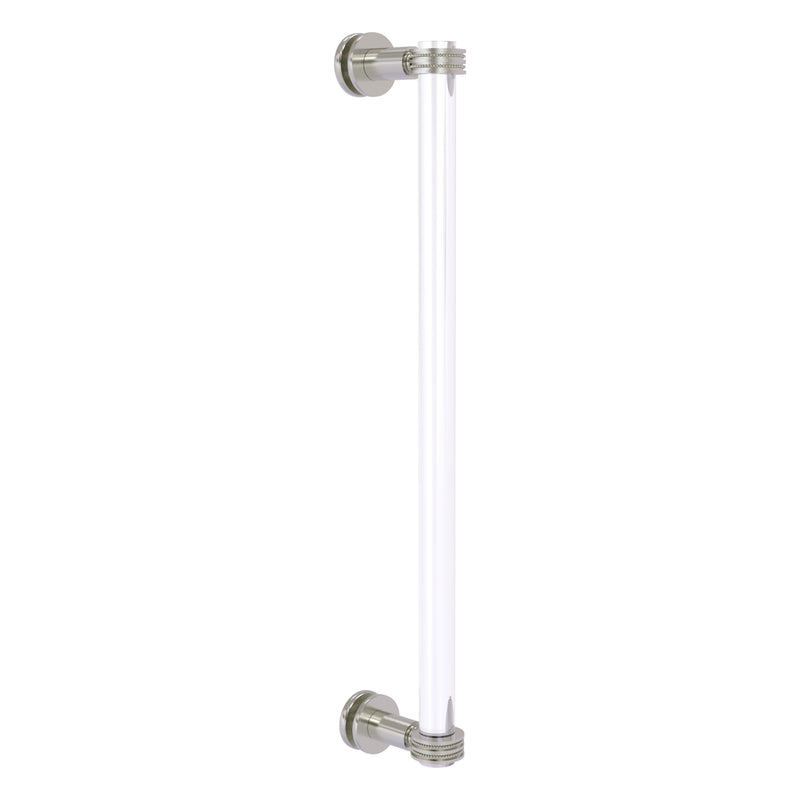 Clearview Collection Single Side Shower Door Pull with Dotted Accents