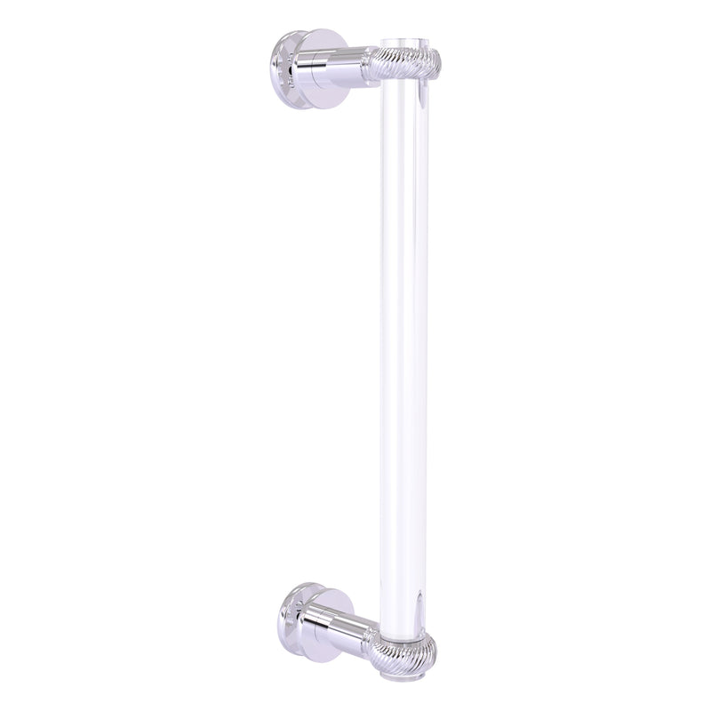 Clearview Collection Single Side Shower Door Pull with Twisted Accents