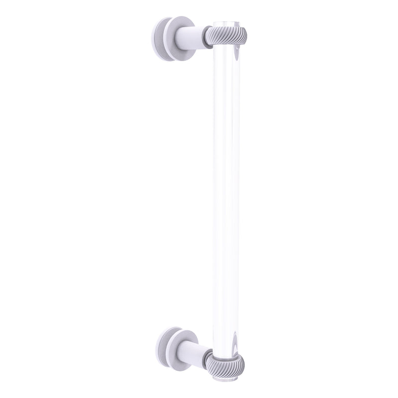 Clearview Collection Single Side Shower Door Pull with Twisted Accents