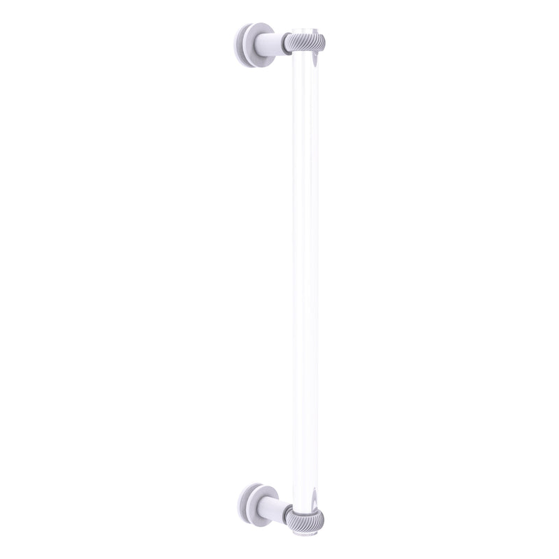 Clearview Collection Single Side Shower Door Pull with Twisted Accents