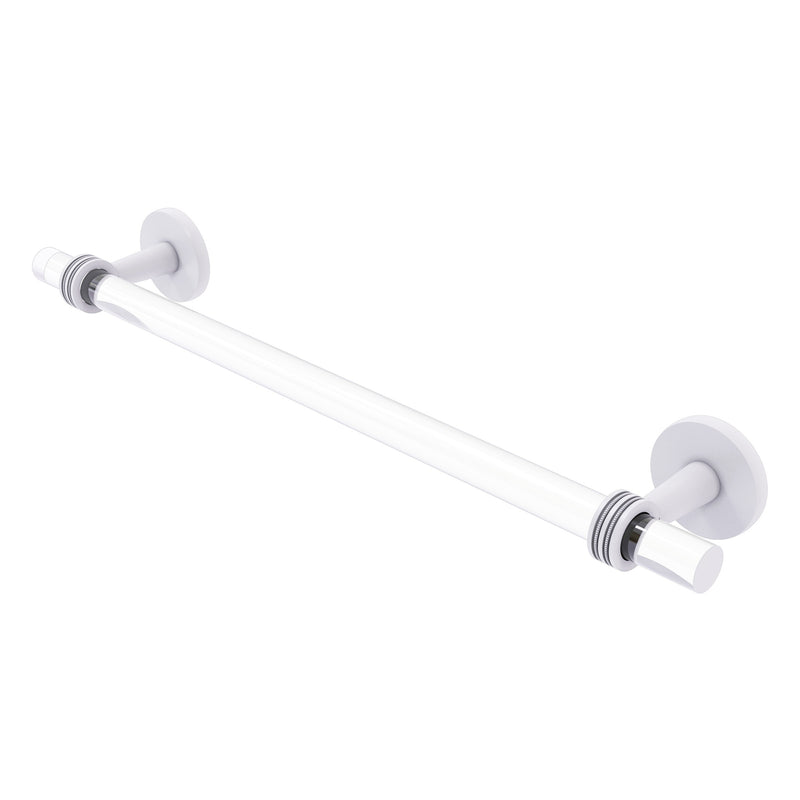 Clearview Collection Towel Bar with Dotted Accents