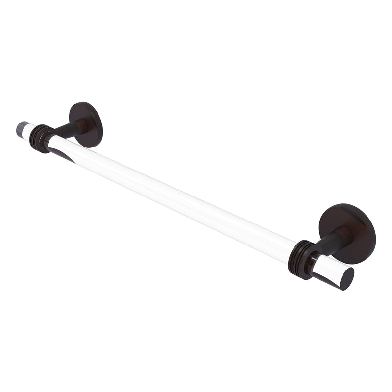 Clearview Collection Towel Bar with Dotted Accents