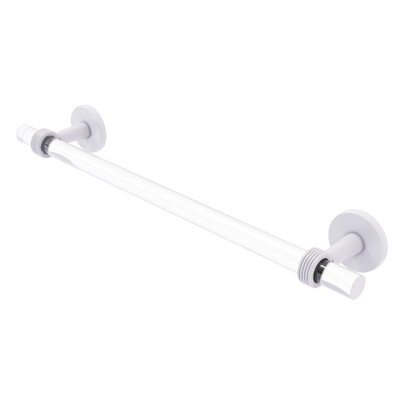 Clearview Collection Towel Bar with Grooved Accents