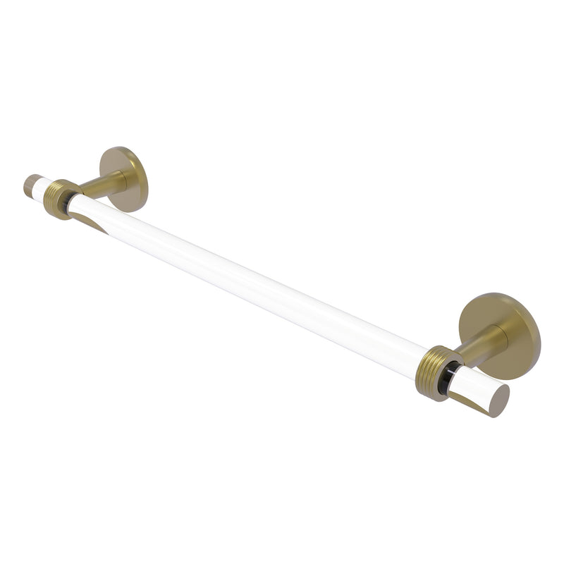 Clearview Collection Towel Bar with Grooved Accents