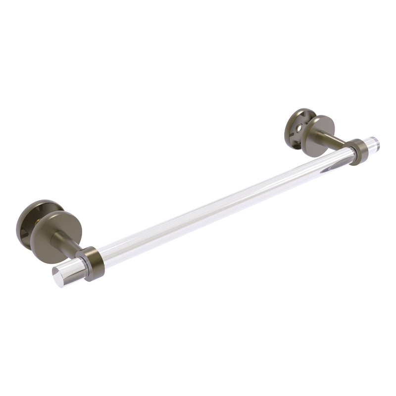 Clearview Collection Shower Door Towel Bar with Smooth Accents