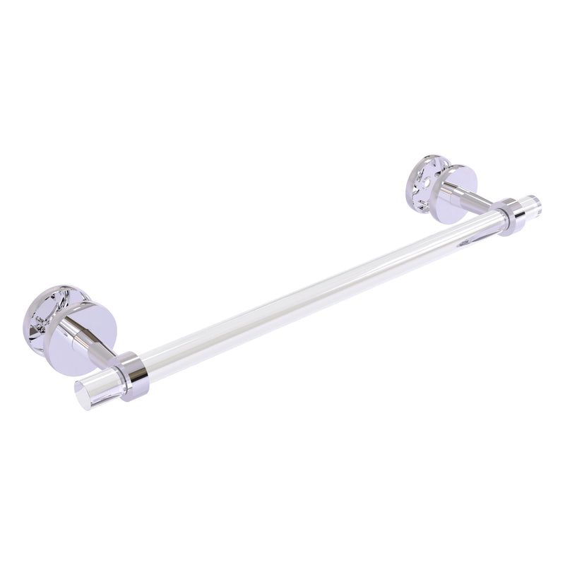 Clearview Collection Shower Door Towel Bar with Smooth Accents