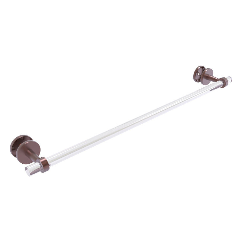 Clearview Collection Shower Door Towel Bar with Smooth Accents