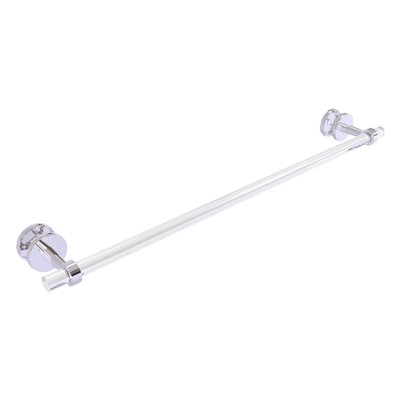 Clearview Collection Shower Door Towel Bar with Smooth Accents