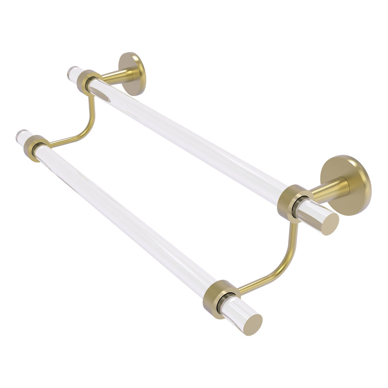 Clearview Collection Double Towel Bar with Smooth Accents