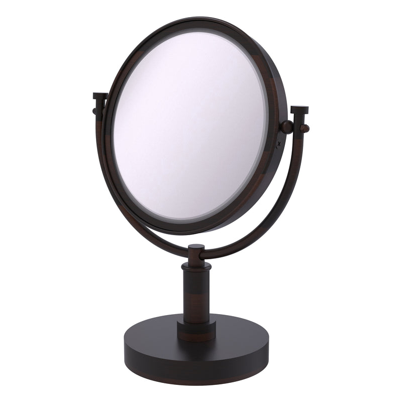 8 Inch Vanity Top Make-Up Mirror with Smooth Accents