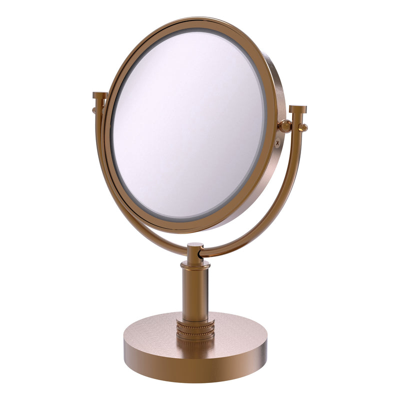 8 Inch Vanity Top Make-Up Mirror with Dotted Accents