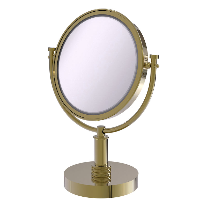 8 Inch Vanity Top Make-Up Mirror with Dotted Accents