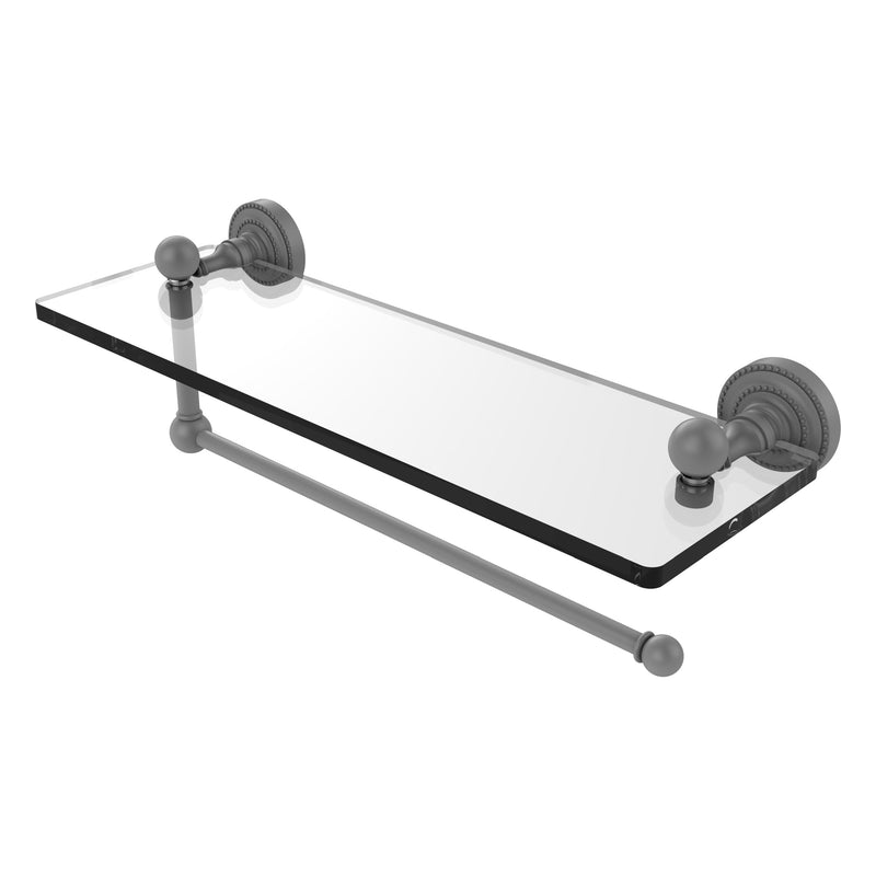 Dottingham Collection Paper Towel Holder with Glass Shelf