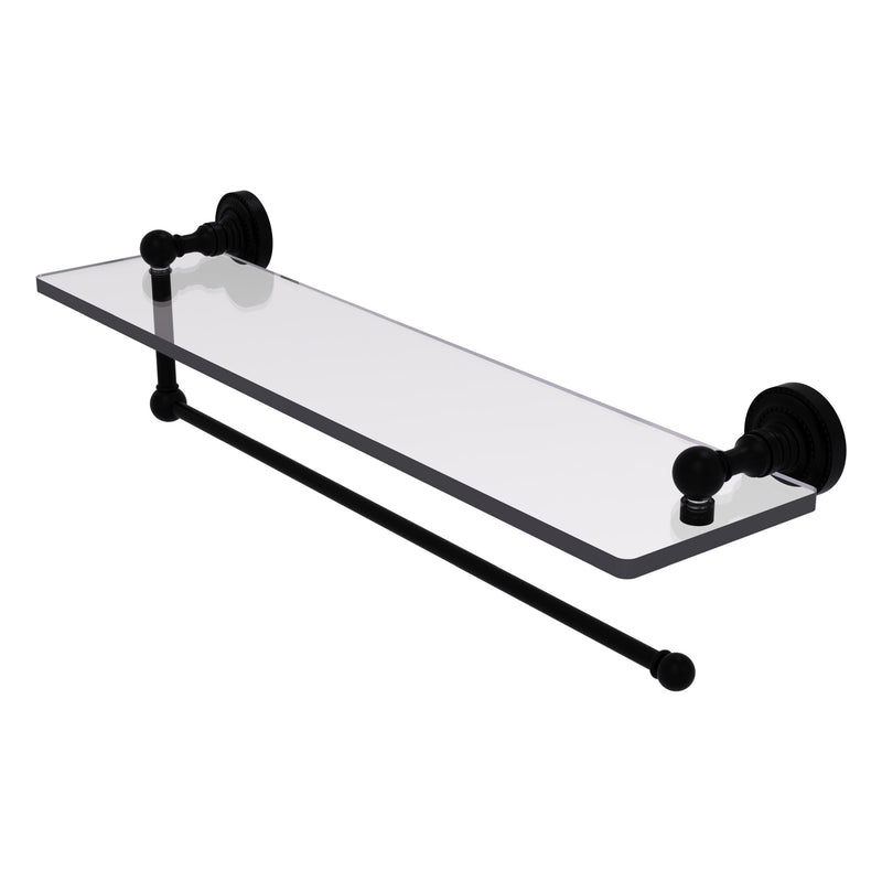 Dottingham Collection Paper Towel Holder with Glass Shelf