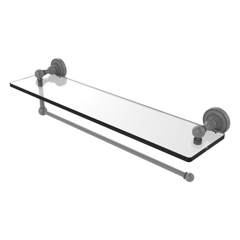 Dottingham Collection Paper Towel Holder with Glass Shelf