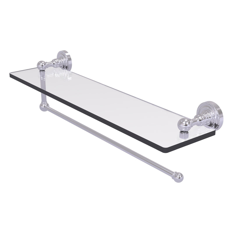 Dottingham Collection Paper Towel Holder with Glass Shelf