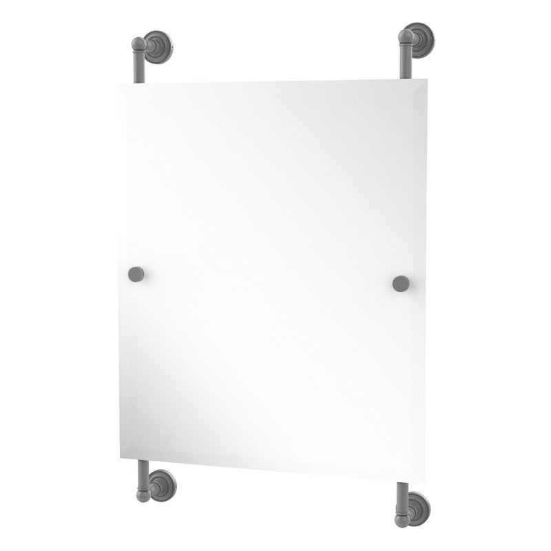 Dottingham Collection Rectangular Frameless Rail Mounted Mirror