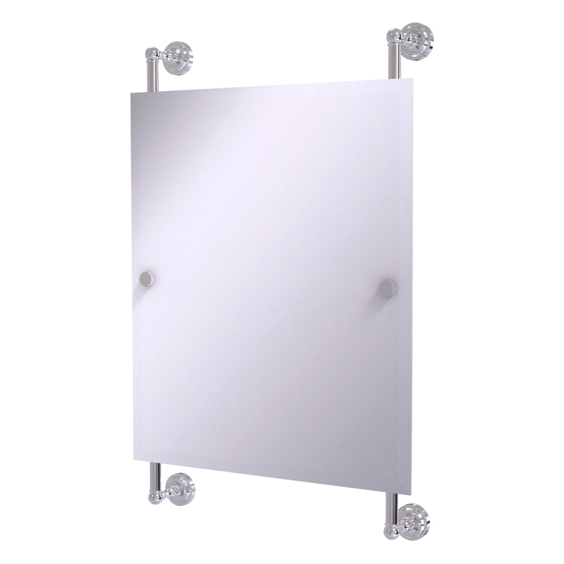 Dottingham Collection Rectangular Frameless Rail Mounted Mirror