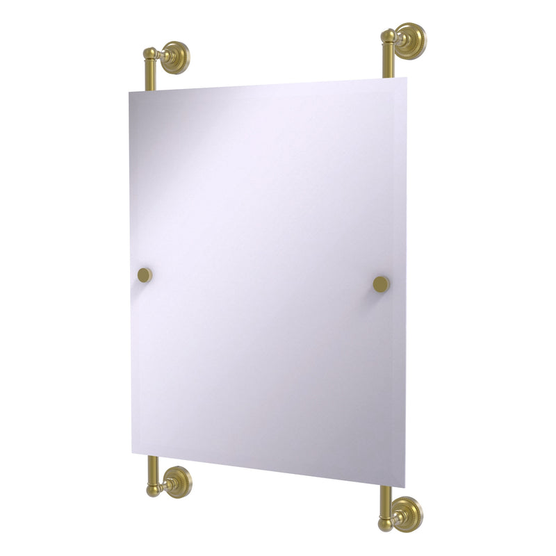 Dottingham Collection Rectangular Frameless Rail Mounted Mirror