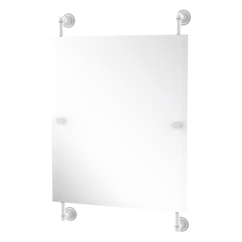 Dottingham Collection Rectangular Frameless Rail Mounted Mirror