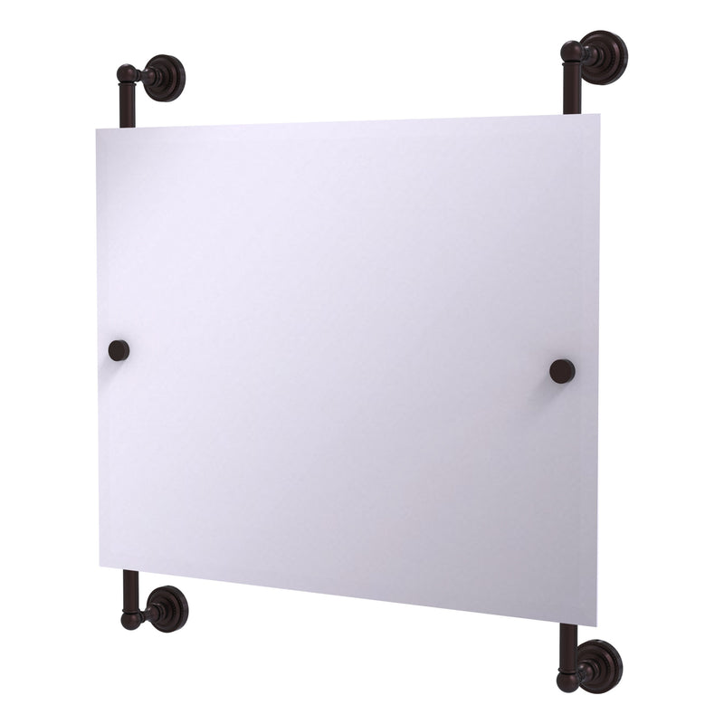 Dottingham Landscape Rectangular Frameless Rail Mounted Mirror