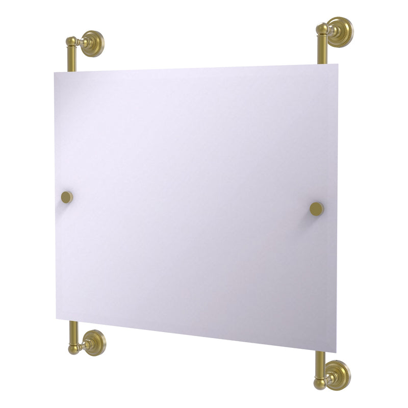 Dottingham Landscape Rectangular Frameless Rail Mounted Mirror