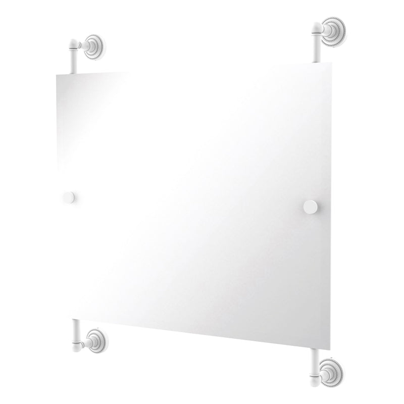 Dottingham Landscape Rectangular Frameless Rail Mounted Mirror