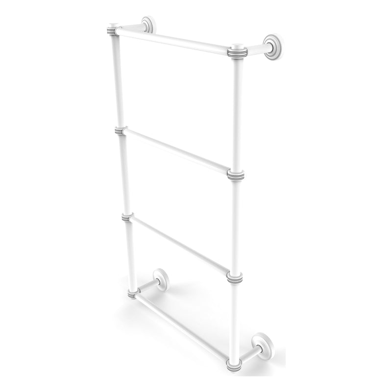 Dottingham Collection 4 Tier Ladder Towel Bar with Dotted Accents