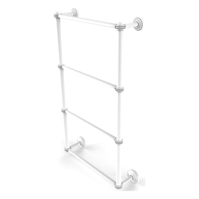 Dottingham Collection 4 Tier Ladder Towel Bar with Dotted Accents