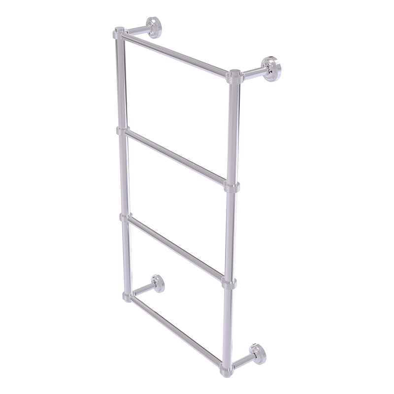 Dottingham Collection 4 Tier Ladder Towel Bar with Grooved Accents