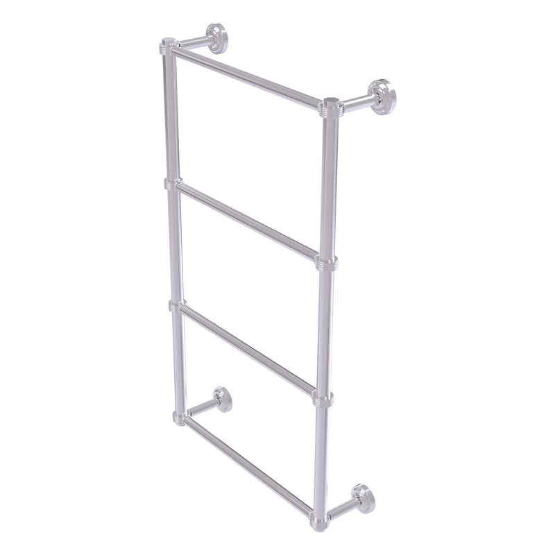 Dottingham Collection 4 Tier Ladder Towel Bar with Grooved Accents