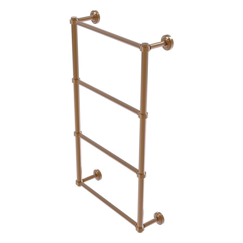 Dottingham Collection 4 Tier Ladder Towel Bar with Grooved Accents