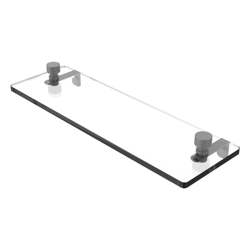 Foxtrot Collection Glass Vanity Shelf  with Beveled Edges