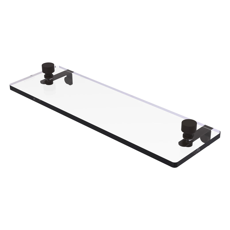 Foxtrot Collection Glass Vanity Shelf  with Beveled Edges