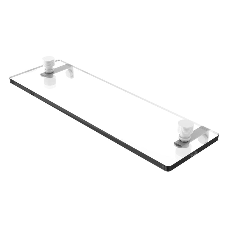 Foxtrot Collection Glass Vanity Shelf  with Beveled Edges