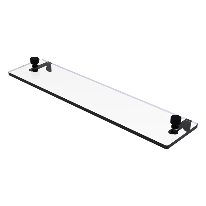 Foxtrot Collection Glass Vanity Shelf  with Beveled Edges