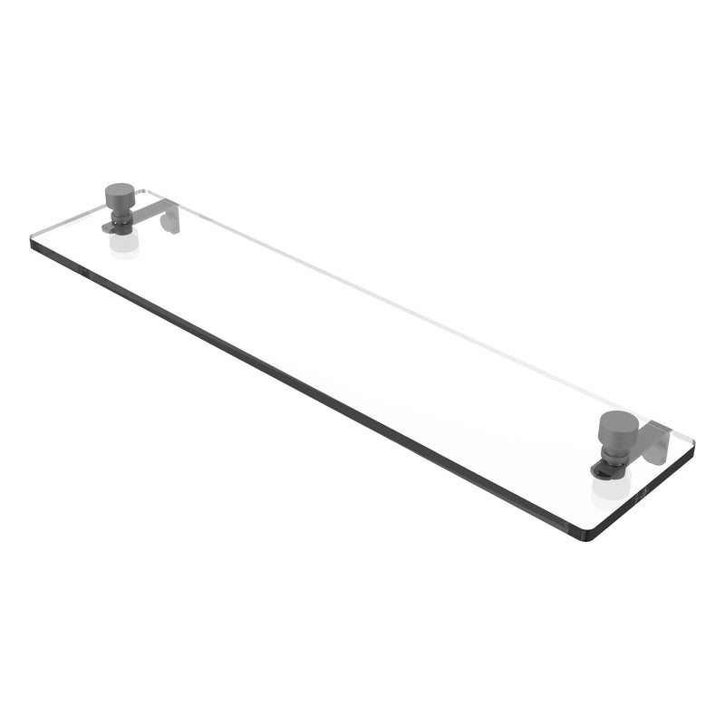 Foxtrot Collection Glass Vanity Shelf  with Beveled Edges