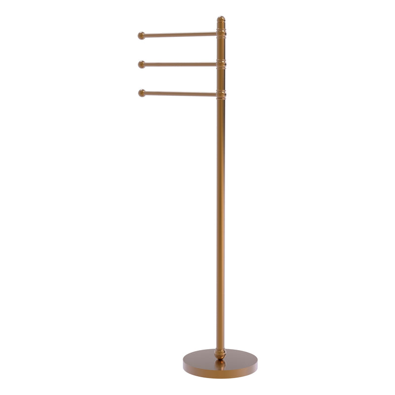 49 Inch Towel Stand with 3 Pivoting Arms