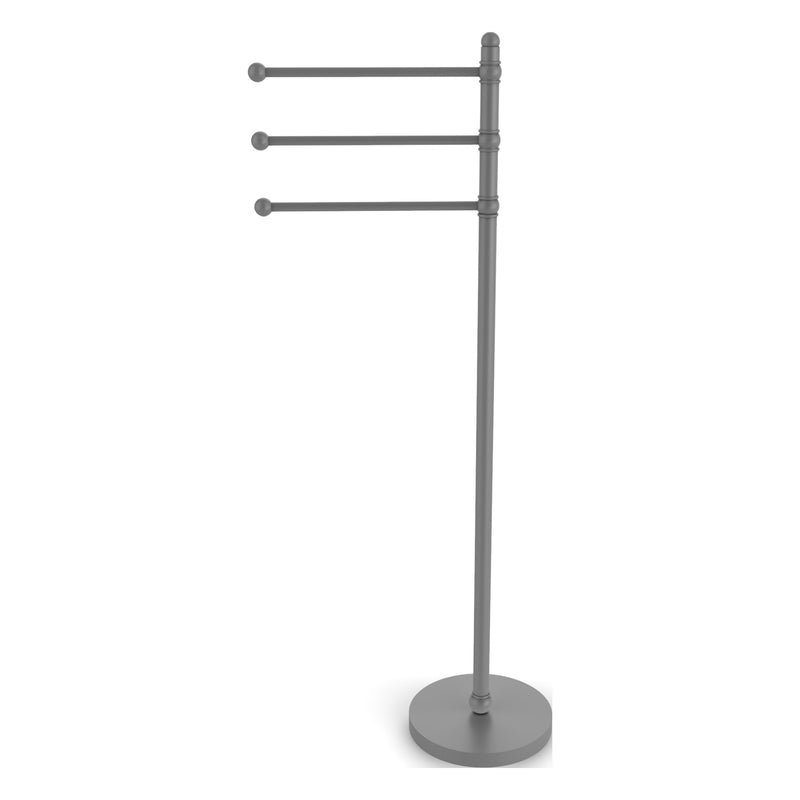 49 Inch Towel Stand with 3 Pivoting Arms