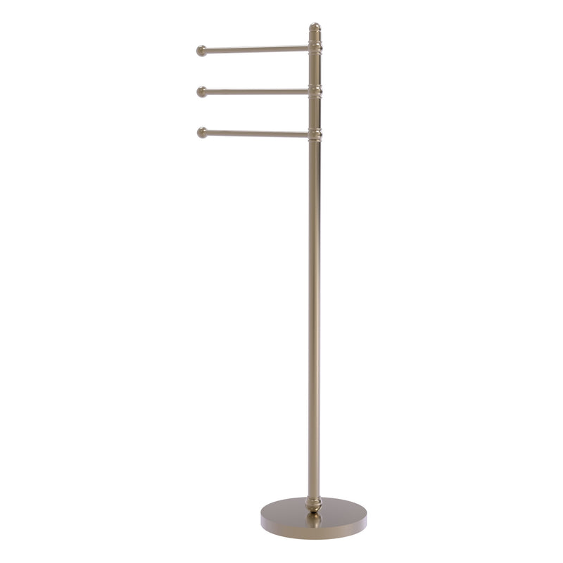 49 Inch Towel Stand with 3 Pivoting Arms