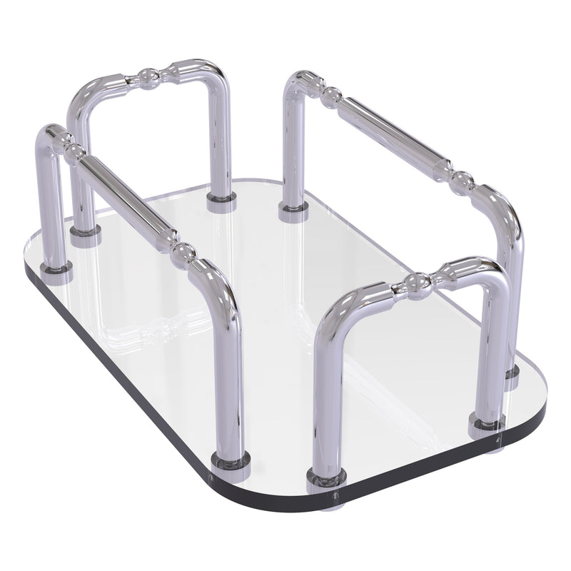 Vanity Top Glass Guest Towel Tray