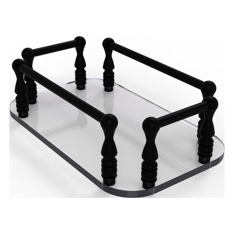 Vanity Top Glass Guest Towel Tray