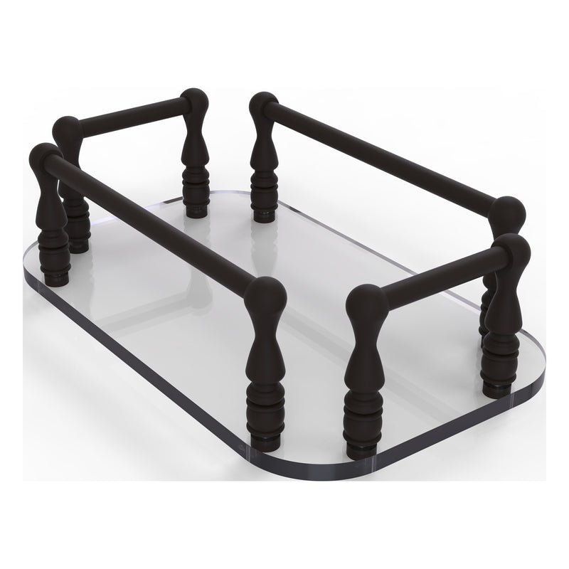 Vanity Top Glass Guest Towel Tray