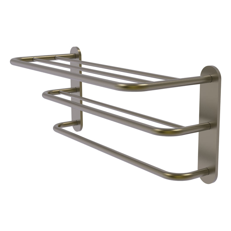 Three Tier Hotel Style Towel Shelf with Drying Rack