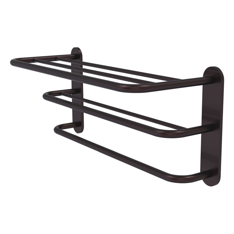 Three Tier Hotel Style Towel Shelf with Drying Rack