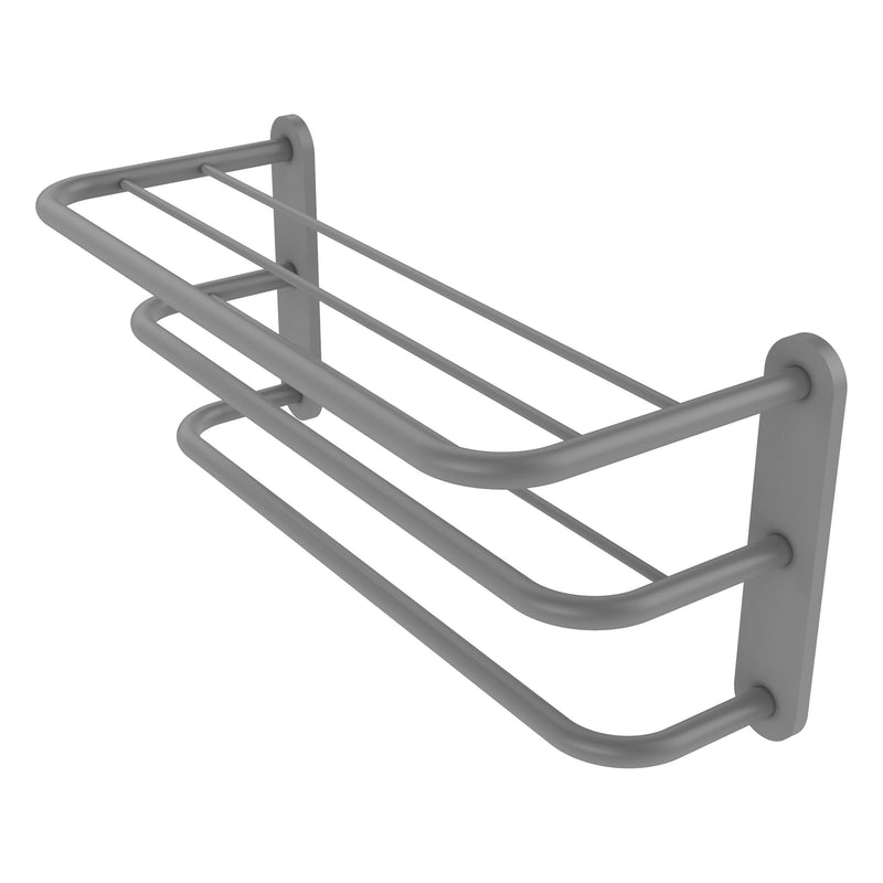 Three Tier Hotel Style Towel Shelf with Drying Rack